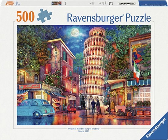 Puzzel Avond in Pisa 500Stukken 
