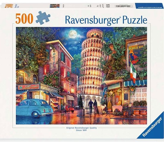 Ravensburger Puzzel Avond in Pisa 500stukjes
