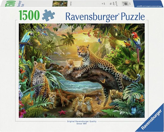 Puzzel Luipaarden in de Jungle 1500 Stukken 