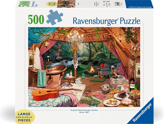 Ravensburger Puzzel Cozy Glamping 500stukjes