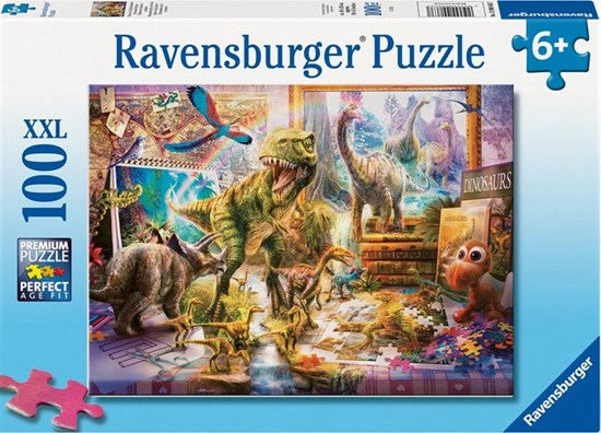 Puzzel Dino's in de Kamer 100XXL Stukken 6+ 
