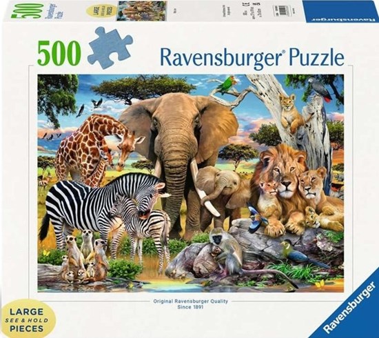 ravensburger Baby Love Dieren puzzel 500 GROTE Stukken 