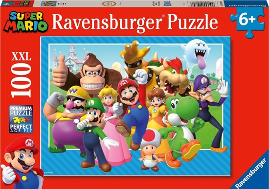 ravensburger Super Mario Puzzel 100XXL stukken 6+ 