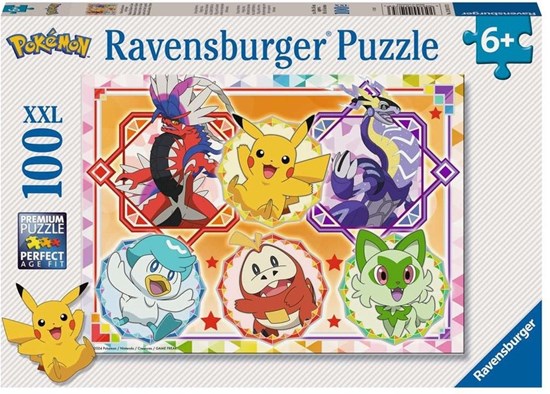 Pokémon Scarlet & Violet puzzel 100XXL Stukken 6+ 