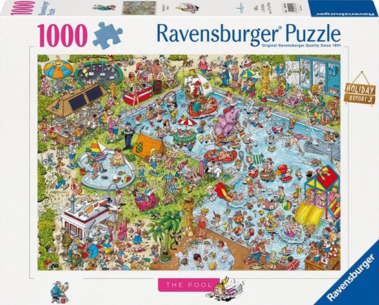 Puzzel Holiday Resorts 3 the Pool 1000 Stukken 