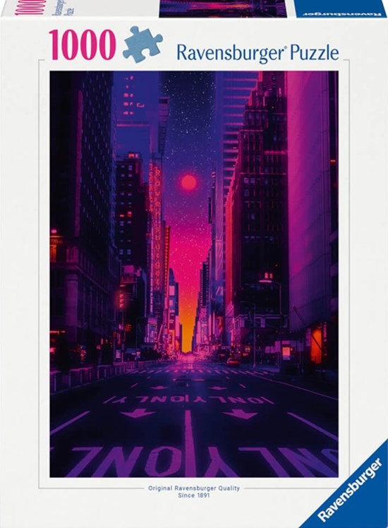 Puzzel New York in Neon Kleuren 1000stukjes 