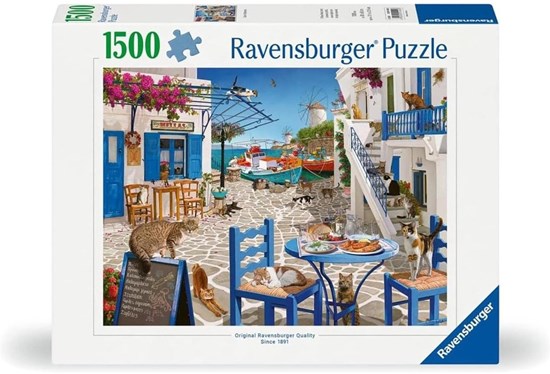 Puzzel Katten van Mykonos 1500stukjes 