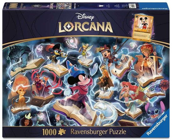Disney Lorcana Glimmers of the Realm Steel puzzel 1008stukjes 