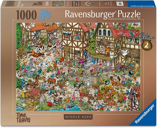 Ray's Comic Time Travel Middle Ages puzzel 1000 stukjes 