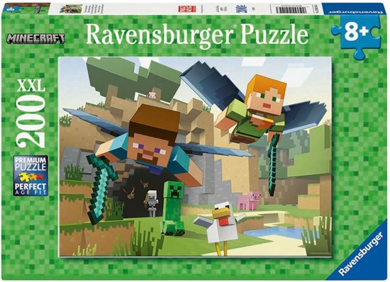 Minecraft Avonturen puzzel 200XXL stukken 8+ 