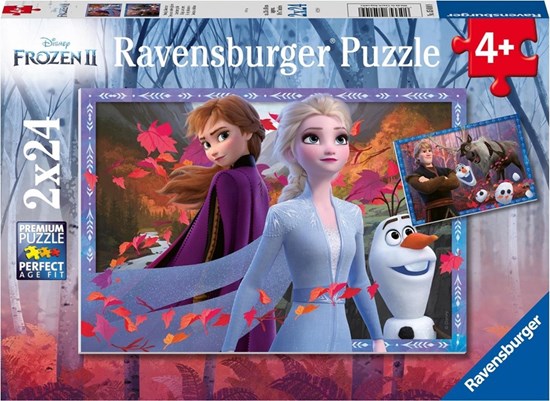 Disney Frozen Ijzige Avonturen 2in1 puzzel 24 stukjs 4+ 
