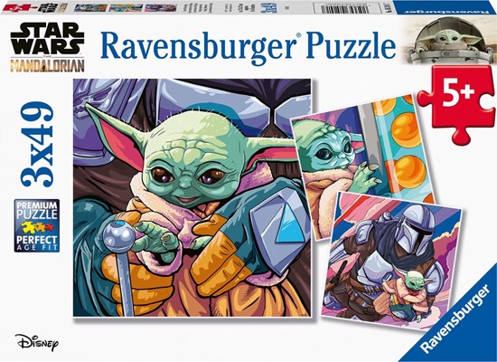 ravensburger Grogu Momenten puzzel 3x49stuks