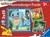 Pokémon Charmander, Bulbasaur en Squirtle puzzel 3x49 stukjes 