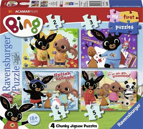 ravensburger Bing My First Puzzels 2,3,4 & 5 stukken 18mnd+ 
