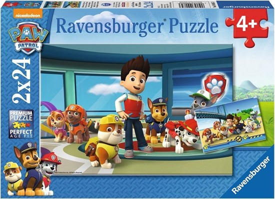 Paw Patrol 2in1 Puzzelset Hulpvaardige Speurneuzen 2x24stukjes 4+