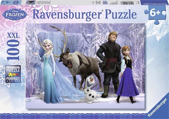 Puzzel Disney Frozen in het Rijk van de Sneeuwkoningin 100XXL Stukken 6+ 