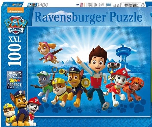 Puzzel het Team van Paw Patrol 100 XXL Stukken 6+ 