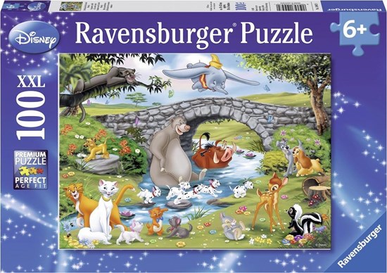 Puzzel Disney Familie van de Animal Friends 100 XXL Stukken 6+ 