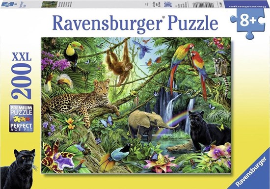 Dieren in de Jungle puzzel 200XXL stukken 8+ 