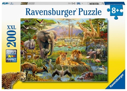 Dieren van de Savanne puzzel 200XXL stukken 8+ 