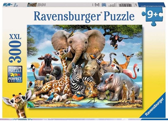 Afrikaanse Vrienden puzzel 300 XXL Stukken 9+ 
