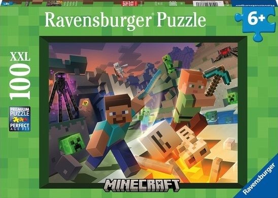 Minecraft puzzel 100 XXL Stukken 6+