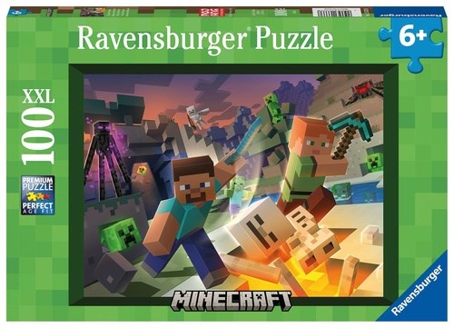 Minecraft puzzel 100stukjes 