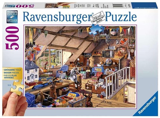 ravensburger Oma's Zolder puzzel 500stukjes 