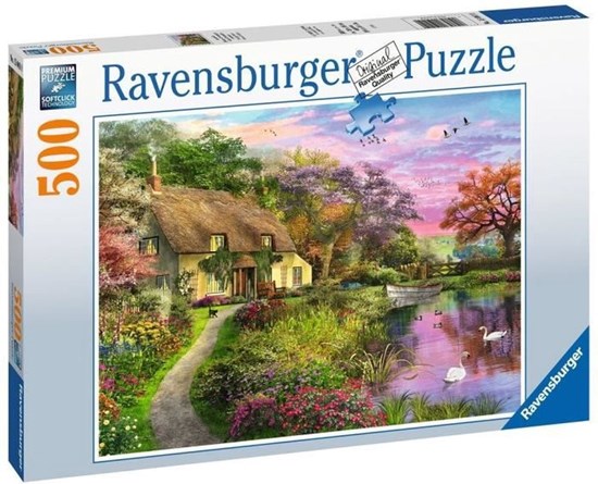 ravensburger Landhuis  puzzel 500stukjes 