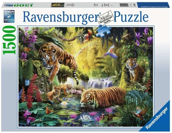 ravensburger puzzel Idylle bij de Waterplaats 1500 stukjes