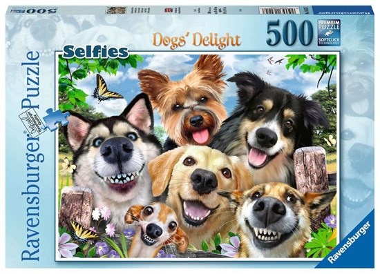 Vrolijke Honden puzzel 500 stukken 