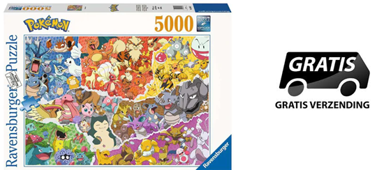  Ravensburger Puzzel Pokémon Allstars 5000stukjes 
