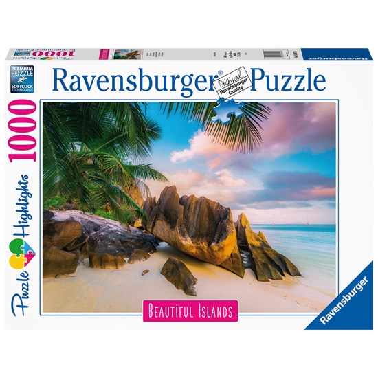 ravensburger Beautiful Islands de Seychellen puzzel 1000stukjes
