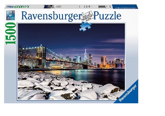 ravensburger Winter in New York puzzel 1500 stukjes 