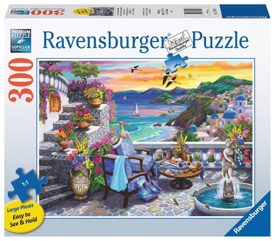 ravensburger Santorini Sunset puzzel 300 stukken 