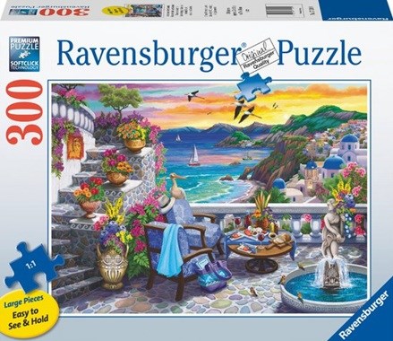 ravensburger Santorini Sunset puzzel 300 stukken  