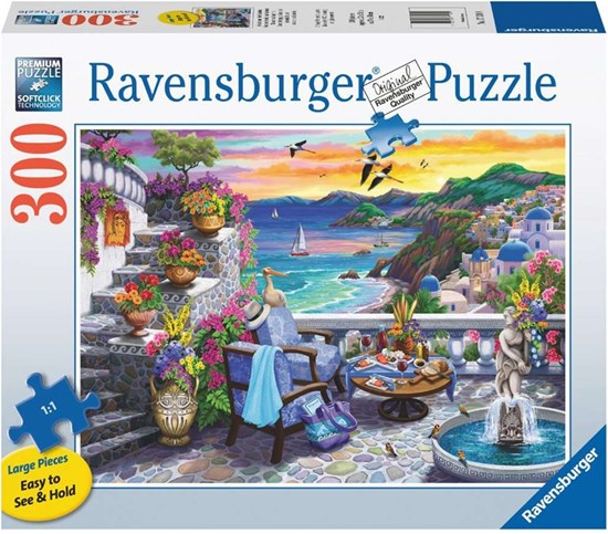 ravensburger Santorini Sunset puzzel 300 XL stukken  