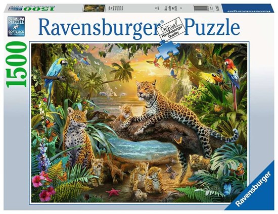  Luipaarden in de Jungle puzzel 1500stukjes 