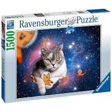Ravensburger Puzzel Kat in de Ruimte 1500stukjes 