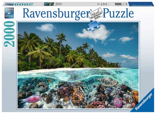 Een Duik op de Malediven puzzel 2000 stukjes
