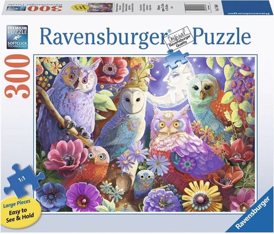 Puzzel Schitterende Nachtuilen 300Stukjes 