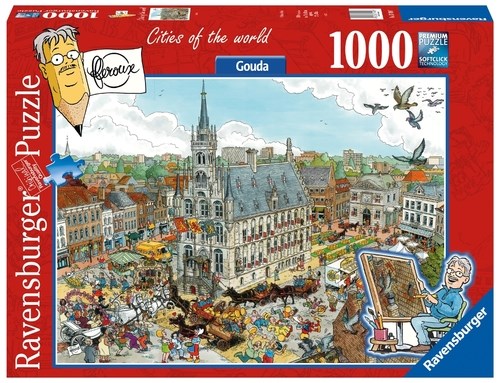 Gouda Cities of the World puzzel 1000stukjes