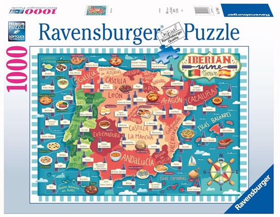 ravensburger Map of Sevilla Wines puzzel 1000stukjes