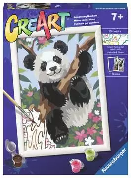 CreArt ravensburger Schilderen op Nummer Panda in de Bamboeboom met Lijst 9+ 