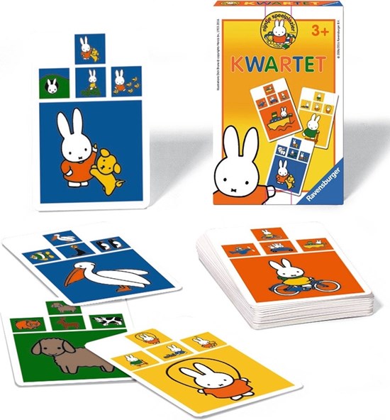 ravensburger Nijntje Ontdekt de Wereld kwartet spel 3+ 