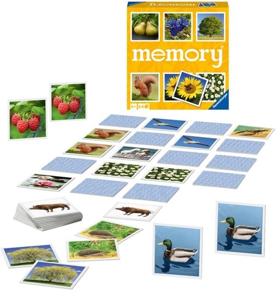 Ravensburger Nature Memory spel 64kaartjes 6+ 