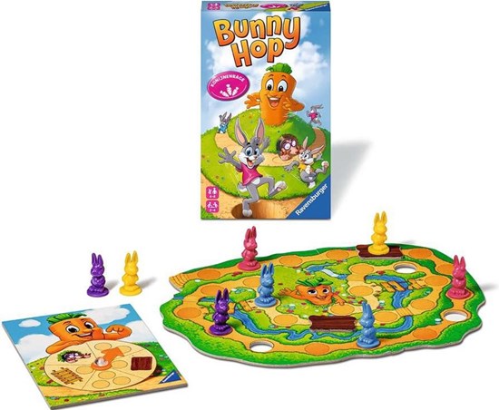 ravensburger Bunny Hop Konijnenrace spel 4+ 
