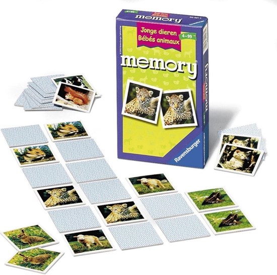ravensburger Jonge Dieren Memory spel 3+