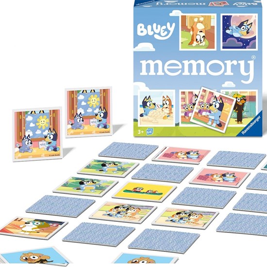 ravensburger Bluey Memoryspel 64Kaartjes 3+ 