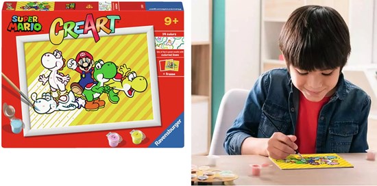 CreArt Super Mario Bross met Lijst S.O.N. 9+ 
